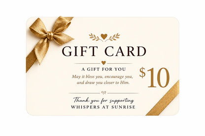 The Gift of Faith - Gift Card