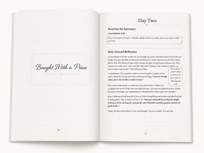 A Temple Made Holy: sneak peak  of a daily devotion 