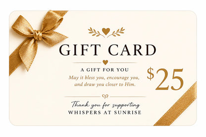 The Gift of Faith - Gift Card