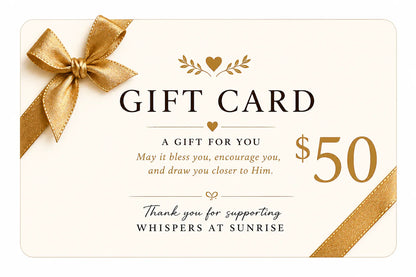 The Gift of Faith - Gift Card